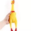 Agirav Natural Latex Rubber (Squeaky Chicken) Dog Chew Toy |... - Image 3