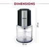 Borosil Chef Delite 300 Watts Electric Chopper for Kitchen, ... - Image 4