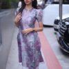 Sun Fashion And Lifestyle Women's Chanderi Stitched Printed ... - Image 4
