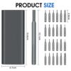 TRK IMPEX®1Pcs Magnetic Screwdriver Kit, 24-in-1 Electric Sc... - Image 3