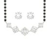 CLARA 925 Sterling Silver 5 Stone Mangalsutra Earring Chain ... - Image 2