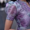 Sun Fashion And Lifestyle Women's Chanderi Stitched Printed ... - Image 6