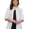 FUNDAY FASHION Women Regular Fit Solid Casual Shirt - Image 2