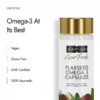 Kapiva Flaxseed Omega 3 Capsules (60N) | Vegetarian Flaxseed... - Image 6