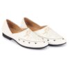 FAUSTO Men's Ethnic Wedding Party Laser Cut Perforated Slip ... - Image 5