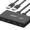 UGREEN USB 2.0 Sharing Switch, 2 Computers 4 Port USB Periph... - Image 2
