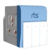 rts 3-in-1 Universal Travel Adapter Multi-Plug with Individu... - Image 2
