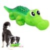 Sage Square Durable, Interactive Dog Squeaky Crocodile Toy w... - Image 2