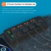 Portronics Power Plate 7 with 6 USB Port + 8 Power Sockets S... - Image 4