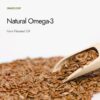 Kapiva Flaxseed Omega 3 Capsules (60N) | Vegetarian Flaxseed... - Image 4