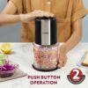 Borosil Chef Delite 300 Watts Electric Chopper for Kitchen, ... - Image 5