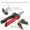 PSK PET MART Dog Grooming Kit Nail Clippers with Filer manua... - Image 7