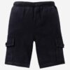 KiddoPanti Boy's Solid Knit Cargo Shorts Pack of 2 - Image 8