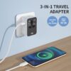 rts 2 Type C + 1 USB Plug Universal Travel Adapter, Internat... - Image 6