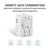 rts 2 Type C + 1 USB Plug Universal Travel Adapter, Internat... - Image 10
