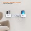 amazon basics Wall Mounted Mobile Holder Storage Case for Ph... - Image 5