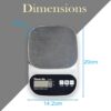 Themisto TH-WS15 Electronic digital Kitchen Weighing Scale |... - Image 3