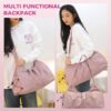 PALAY® Women Gym Bag Fashion Nylon Gym Bag with Shoe Compart... - Image 8