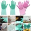 YOGRINK Silicone Hand Gloves For Dish Washing Kitchen Bathro... - Image 3