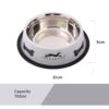 Pets Empire Dog Bowl| Anti-Skid Stainless Steel Bowls for Pu... - Image 4