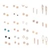 Zaveri Pearls Set Of 25 Gold Tone Smart Casual Wear Studs & ... - Image 6