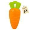 Goofy Tails Dog Toys, Veggie Series Carrot Squeaky Chew Toys... - Image 2
