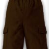 KiddoPanti Boys Knit Solid Cargo Short - Image 4
