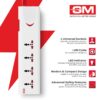 GM 3060 E-Book 4 + 1 Power Strip Red & White Color 250 Volts... - Image 6