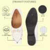 FAUSTO Men's Ethnic Wedding Party Laser Cut Perforated Slip ... - Image 4