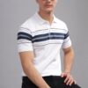 ADRO Regular Fit Polo T-Shirt for Men| Printed Polo T-Shirt ... - Image 7
