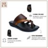SMOXX Men's Solid Casual Flat Slippers Footwear, Leather Sli... - Image 7