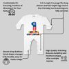 ARVESA 1 Month s White Bodysuit JS-325 1 Month Baby Boy Dres... - Image 4