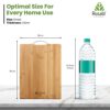Rusabl Bamboo Wooden Chopping Board with Metal Handle, Multi... - Image 4