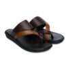 SMOXX Men's Solid Casual Flat Slippers Footwear, Leather Sli... - Image 3