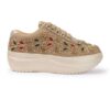 Vendoz Women Hand Embroidery Wedding Party Bridal Sneakers 4... - Image 4