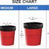 Newtone Premium Garbage Bags Medium Size 19x21 Inches|120 Ba... - Image 5