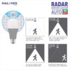 Halonix 10W Radar motion sensor Led Bulb, Auto on-Auto off, ... - Image 3