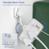 Hoteon Extension Board, Individual Switch Power Strip with 2... - Image 3