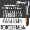 KBZONE 46 in 1 Pcs Combination Wrench Set/Socket, Car&Bike R... - Image 3
