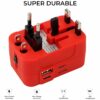 rts 224+ Countries Universal Travel Adapter with USB-C Type ... - Image 3