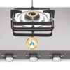 Sujata Gas Stove | 9 Years Warranty | 3 Burner Gas Stove Gla... - Image 2