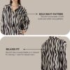 GRECIILOOKS Women's Short Sleeve Button-Down Shirt | Printed... - Image 5