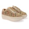 Vendoz Women Hand Embroidery Wedding Party Bridal Sneakers 4... - Image 6