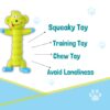 Foodie Puppies Interactive Latex Squeaky Chew Dog Toy - (Gre... - Image 4