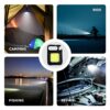 DOTCOM LED Mini Cob Keychain and Magentic Flashlight Portabl... - Image 8