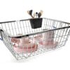 Plantex Stainless-Steel Dish Drainer Basket/Steel Utensils B... - Image 2