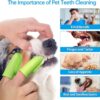 Inralimot Dog Toothbrush Cat Finger, Teeth Cleaning Set Soft... - Image 5