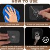 Dargoba Pvc Hooks For Wall Without Drilling 10 Pack,Self Adh... - Image 8