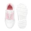 Vendoz Women & Girls White Casual Sports Shoes Sneakers - 36... - Image 6