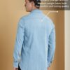 Symbol Premium Men's Casual Cotton Denim Shirt (Regular Fit) - Image 3